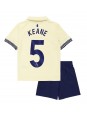 Billige Everton Michael Keane #5 Bortedraktsett Barn 2025-26 Kortermet (+ Korte bukser)